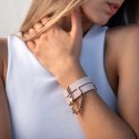 Crave - ID Cuffs Mankiety skórzane różowe z różowym złotem