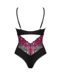 Obsessive Obsessive - Seksowne Body Z Kwiatowej Koronki Rosenty M/L