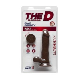 Doc Johnson Doc Johnson - Realistyczne dildo z jądrami Slim D 15 cm