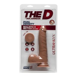 Doc Johnson Doc Johnson - Realistyczne dildo z jądrami Slim D 18 cm