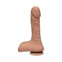 Doc Johnson Doc Johnson - Realistyczne dildo z jądrami i przyssawką Super D 22 cm