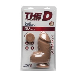 Doc Johnson Doc Johnson - Realistyczne, grube dildo z jądrami 15 cm