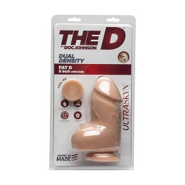 Doc Johnson Doc Johnson - Realistyczne, grube dildo z jądrami 15 cm