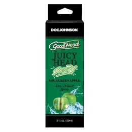 Doc Johnson Doc Johnson - Spray na suchość jamy ustnej - Kwaśne zielone jabłko - 60 ml