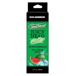 Doc Johnson Doc Johnson - Spray na suchość jamy ustnej - Kwaśny arbuz - 60 ml