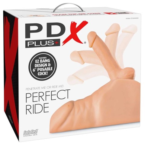 PDX Plus PDX Plus - Męski Tors Z Ruchomym Penisem Perfect Ride Light