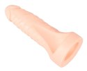 Realistixxx - Pierścień Na Penisa Z Naturalnym Dildo 18 Cm