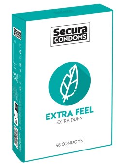 Secura Extra Feel - Prezerwatywy Extra Cienkie 48pcs Box