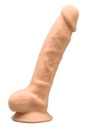 Silexd - Realistyczne Dildo Z Żyłami Żołędziem I Jądrami Cieliste 18.8cm