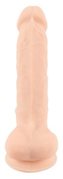 Silexd - Realistyczne Dildo Z Żyłami Żołędziem I Jądrami Cieliste 18.8cm