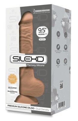 Silexd - Realistyczne Dildo Z Żyłami Żołędziem I Jądrami Cieliste 24.3cm