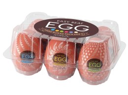 TENGA Tenga - 6 Jednorazowych Masturbatorów Egg HB Package II 6pcs