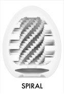 Tenga - 6 Jednorazowych Masturbatorów Egg Spiral Str. TENGA