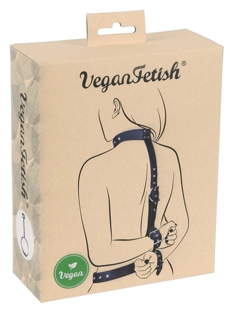 Vegan Fetish - Mankiet Na Szyję Z Pasem W Talii I Kajdankami