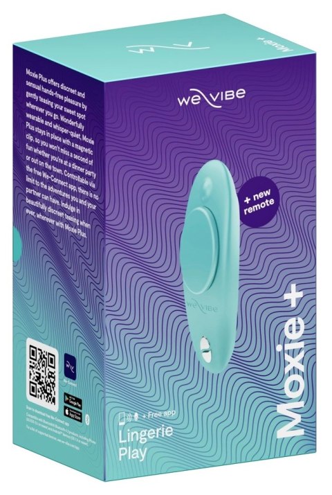 We Vibe We-Vibe - Wibrator Do Majtek Z Pilotem Moxie+ Aqua