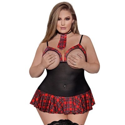 Magic Silk - Sukienka Varsity - plus size Magic Silk