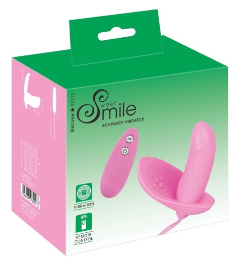 Sweet Smile Sweet Smile - Mini Wibrator Ze Stymulacją Łechtaczki Różowy 8cm