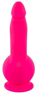 Sweet Smile - Różowy Wibrator Z Przyssawką 19 cm Powerful Vibrator