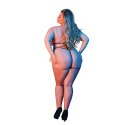 Magic Silk - Komplet biustonosz + stringi - plus size