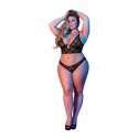 Magic Silk - Komplet biustonosza z fiszbinami i majteczkami - plus size Magic Silk