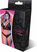 Magic Silk - Komplet biustonosza z fiszbinami i majteczkami - plus size Magic Silk