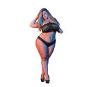 Magic Silk - Zestaw majtki + biustonosz - plus size