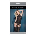 Coquette Coquette - Przezroczysty top typu halter z dołączonymi pończochami