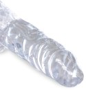 King Cock Clear - Dildo z jądrami