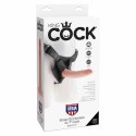 King Cock - Uprząż na dildo + dildo 17 cm