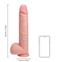 RealRock by Shots RealRock - Extra duże realistyczne dildo z jądrami 38 cm