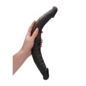 RealRock by Shots RealRock - Podwójne wygięte dildo - bardzo długie 36cm