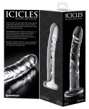 Icicles Icicles - Realistyczne Zakrzywione Szklane Dildo