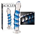 Icicles Icicles - Zakrzywione Szklane Dildo Z Wypustkami