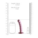 Ouch! by Shots Ouch! - Silikonowe dildo z koralikami - 13 cm