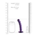 Ouch! by Shots Ouch! - Silikonowe dildo z koralikami - 13 cm