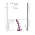 Ouch! by Shots Ouch! - Wąskie silikonowe dildo z przyssawką 12 cm