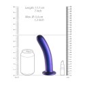 Ouch! by Shots Ouch! - Wąskie silikonowe dildo z przyssawką 17 cm