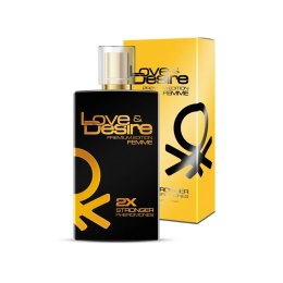 SHS SHS Love Desire Damskie Gold 100 ml - Mocne Feromony Damskie Przyciągające Mężczyzn 100 ml