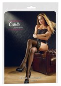 Cottelli LEGWEAR - Czarne Klasyczne Pończochy Z Wysoką Koronką 8 Cottelli LEGWEAR