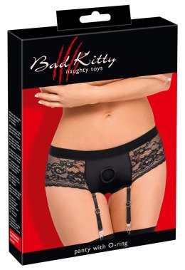 Bad Kitty - Seksowne Koronkowe Strap-On Z Paskami Do Pończoch XL