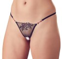 Cottelli LINGERIE - Seksowne Stringi Z Siateczki Z Eleganckim Haftem M/L Cottelli LINGERIE