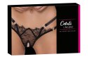 Cottelli LINGERIE Cottelli LINGERIE - Stringi Z Delikatną Koronką I Ozdobnymi Dżetami S/M