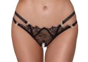 Cottelli LINGERIE Cottelli LINGERIE - Stringi Z Delikatną Koronką I Ozdobnymi Dżetami S/M