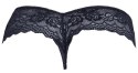 Cottelli LINGERIE - Wysokie Stringi Z Delikatnej Elastycznej Koronki S