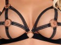 Cottelli LINGERIE - Biustonosz I Figi Z Elastycznych Paseczków XL