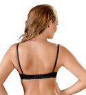 Cottelli LINGERIE Cottelli LINGERIE - Otwarty Biustonosz Na Fiszbinach Z Eleganckimi Haftkami Czarny 75C