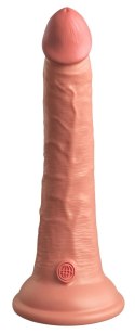 King Cock Elite - Realistyczne Silikonowe Dildo Z Przyssawką 18 CM Jasny Kolor Skóry