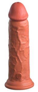 King Cock Elite - Realistyczne Silikonowe Dildo Z Przyssawką 20 CM Ciemny Kolor Skóry