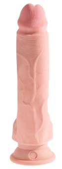 King Cock Plus - Realistyczne Dildo Z Jądrami I Przyssawką 23 CM Jasny Kolor Skóry