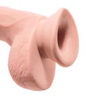 King Cock Plus - Realistyczne Dildo Z Jądrami I Przyssawką 23 CM Jasny Kolor Skóry